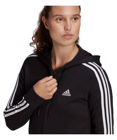 schwarze sweatjacke damen adidas|Adidas Sweatjacke für Damen jetzt online kaufen .